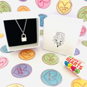 Love Hearts Padlock & Key